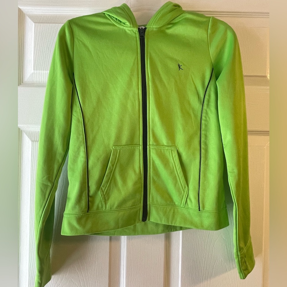 Danskin Juniors Neon Green Jacket